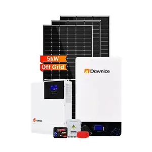 Dawnice Custom Wettbewerbs fähiger Preis 5Kw 9KW 15Kva 12KW 20KW Ganzes Haus Verwenden Sie All-in-One-Solarenergie speichers ystem