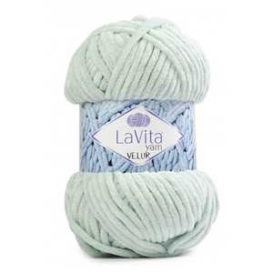 Lavita 100% Polyester Velour Velours Fil à tricoter à la main 100g Haute résistance Style fantaisie pour motif Crochet 8206 - Product Image 1