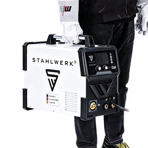 EU 스톡 MIG <span class=keywords><strong>MAG</strong></span> MMA 리프트 TIG 용접기 더블 펄스 무가스 소형 용접기 DIY 작업장용 스탈 베르크 MIG200DPP - Product Image 1
