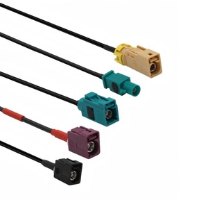 CYXTEK 通用 FAKRA C 型直式连接器母头转开放式焊接防水纯铜镀金射频电缆 6GHz 最大频率 - Product Image 2