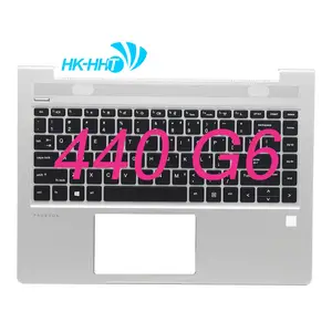 Super setembro UPPER CASE PALMREST teclado retroiluminado para HP ProBook 440 G6 445 G6 440 G7 445 G7 L44588-001
