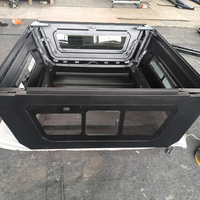 Couverture de benne de camion Tri-Open pour Dodge Ram 1500 Rambox, benne de 5,7 pieds avec boîte de rangement latérale