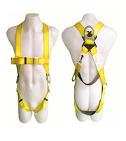 Harnais de sécurité complet WUBAI en polyester pour la lutte contre les incendies et l'escalade, taille L~XL, bleu/jaune/couleurs personnalisées