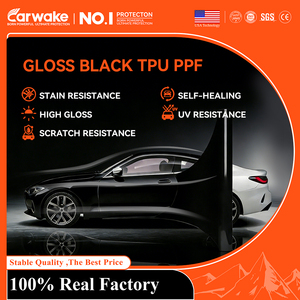 סרט הגנה לצבע רכב 1.52*15 מטר, שחור מט, סרטים לרכב, שחור מט 8.5, סאטן מבריק שחור PPF, ציפוי להגנה מפני השמש - Product Image 3