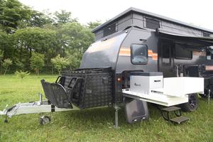 Roulotte ibrida leggera da 15 piedi per <span class=keywords><strong>camper</strong></span> fuoristrada in alluminio di alta qualità 2026 <span class=keywords><strong>con</strong></span> tenda da campeggio pop-top 4x4 - Product Image 4