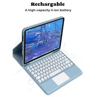 Casing Keyboard magnetik dapat dilepas, untuk Samsung Galaxy Tab A9 + A9 Plus SM-X210 SM-X215 SM-X216 tanpa kabel