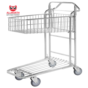 Kualitas tinggi 500KG hemat ruang dilipat penyimpanan bubuk pelapis baja logistik truk tangan - Product Image 2