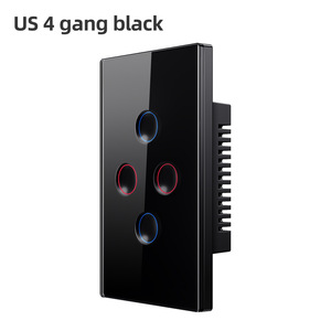 Tuya ZigBee thông minh màn hình cảm ứng tường thiết bị chuyển mạch 1,2,34 gang 2.5D Dent 120 loại ZigBee Thiết bị chuyển mạch ứng dụng điều khiển, hẹn giờ, điều khiển bằng giọng nói - Product Image 5