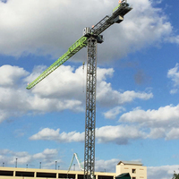 Grúa Torre de Techo Plano T6013-8A con Control Remoto Inalámbrico para Maquinaria de Elevación en Construcción