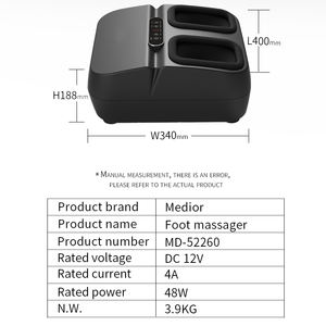 Masajeador de pies por vibración para adultos, dispositivo de masaje de pies con calor y envoltura completa, se adapta a los pies de tamaño 12 ABS, el estilo más vendido de Amazon - Product Image 4