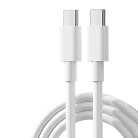 Kabel Pengisi Daya Cepat PD 60W Pengisi Daya 3A Kabel Ujung Ganda Tipe C Kompatibel dengan Ponsel Android MacBook iPad Pro Nintendo Switch