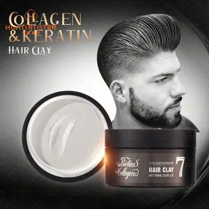 Huati Sifuli Biotines Nhựa Jar Container Matte Đất Sét Và Hot Bán Bán Buôn Tóc Pomade Sáp Tạo Kiểu Tóc Đất Sét