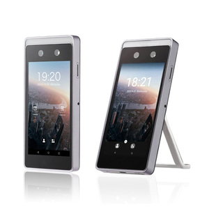 Terminal d'accès par empreinte digitale, machine biométrique de pointage des heures sans fil 4G, reconnaissance faciale visible avec WiFi SIP - Product Image 1