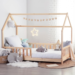 <span class=keywords><strong>Letto</strong></span> a <span class=keywords><strong>capanna</strong></span> <span class=keywords><strong>Montessori</strong></span> moderno in legno massello di pino, resistente, per bambini e bambine, con dimensioni personalizzabili, mobili per camera da <span class=keywords><strong>letto</strong></span> - Product Image 4