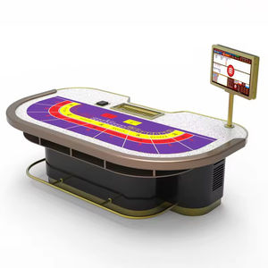 CTSOK Sistema de Software Profesional para <span class=keywords><strong>Casino</strong></span>, Mesa de Póker Baccarat Ovalada de Lujo, Patas de Acero Inoxidable de Color Personalizado, Capacidad Metálica - Product Image 5