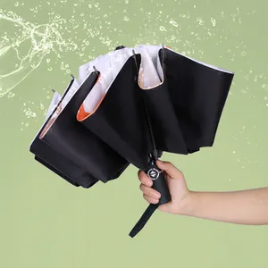 חמוד בעלי החיים הדפסת מתקפל אוטומטי מטריית נייד אוטומטי 3 קיפול מטרייה לילדים