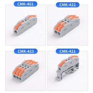 JINH 미니 재사용 가능 터미널 커넥터 푸쉬인 레버 너트 와이어 연결용 전기 케이블 접속 커넥터 - Product Image 4