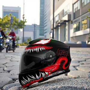 Casque de moto certifié par points, casque complet de vélo électrique d'hiver chaud pour hommes, casque de sécurité toutes saisons pour moto pour femmes - Product Image 1