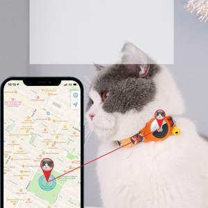 <span class=keywords><strong>Collier</strong></span> <span class=keywords><strong>pour</strong></span> chat réglable avec AirTag, boucle de sécurité détachable, étui en silicone étanche, support imprimé en nylon, ensembles de colliers de suivi <span class=keywords><strong>pour</strong></span> animaux de compagnie - Product Image 5