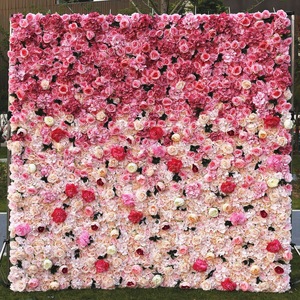 Wrinkle Proof Smooth Surface 3D 5D <b>Artificial</b> Flower Wall Premium Texture Wedding Party Event Decor - Product Image 6