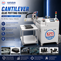 Máquina de Dosificación y Mezcla de Pegamento AB de Dos Componentes, Totalmente Automática, Tipo Cantilever, para Fabricación de Precisión con Resina Epoxi de Silicona