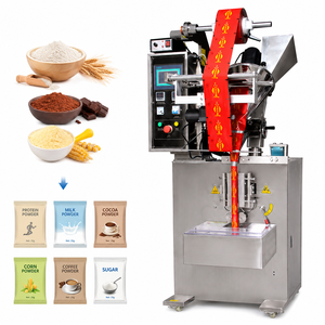 Machine d'emballage <span class=keywords><strong>sous</strong></span> <span class=keywords><strong>vide</strong></span> automatique pour sachets de poudre, granulés et pâtes, pour lait, Ragi, safran, suppléments, jambon et châtaignes - Product Image 1