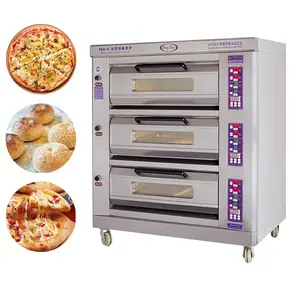 Factory price hotel cake store kitchen large electrical bread pizza baking oven