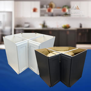 Gabinete de cocina Lazy Susan de 33 / 36 "34,5 de ancho x" de alto x 24 "de diámetro, muebles de esquina de cocina con tocadiscos, elección destacada, por el número de artículo: 1, 2 - Product Image 1