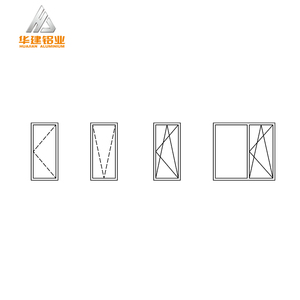 Cửa Sổ xoay nhôm hiện đại với khóa bảo mật chống cháy và cách âm Swing phong cách mở và thiết kế màn hình - Product Image 6