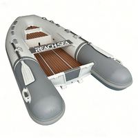 Bateau gonflable en aluminium de 9,5 pieds pour 4 personnes, Achilles Hypalon avec compartiment de proépilote en aluminium, luxe et loisirs, fournisseur chinois pour commandes en gros