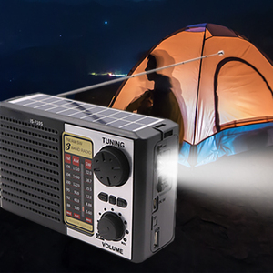 Radios Vintage AM/FM con Energía Solar, Reproductor de MP3, USB y Tarjeta Inteligente - Product Image 6