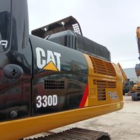Excavatrice sur chenilles d'occasion 330D entièrement inspectée, flèche renforcée, poids opérationnel de 33 tonnes, capacité de la benne de 1,6 m³ pour travaux de grande envergure