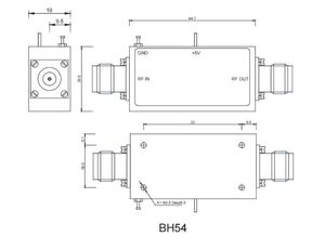 Módulo LNA de Banda Estrecha de 2.2-2.3GHz, Ganancia de 30dB, 0.8dB NF, Amplificador de Potencia RF/<span class=keywords><strong>Microondas</strong></span> para Mayor Estabilidad de Señal - Product Image 6