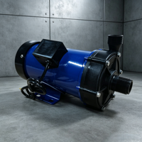 Pompe magnétique industrielle KDN-GF-5 K Dnny 90W en FRPP CFR ETFE, résistante aux produits chimiques, pompe à eau électrique pour le traitement des eaux usées, OEM
