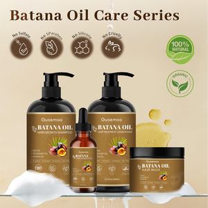 Sulfate Miễn Phí 100% Thuần Chay Nguyên Liệu Tự Nhiên Batana Dầu Tăng Trưởng Tóc Dầu Gội Đầu Và Điều Hòa Mặt Nạ Cho Chống-Rụng Tóc Sửa Chữa Chăm Sóc Bộ - Product Image 4