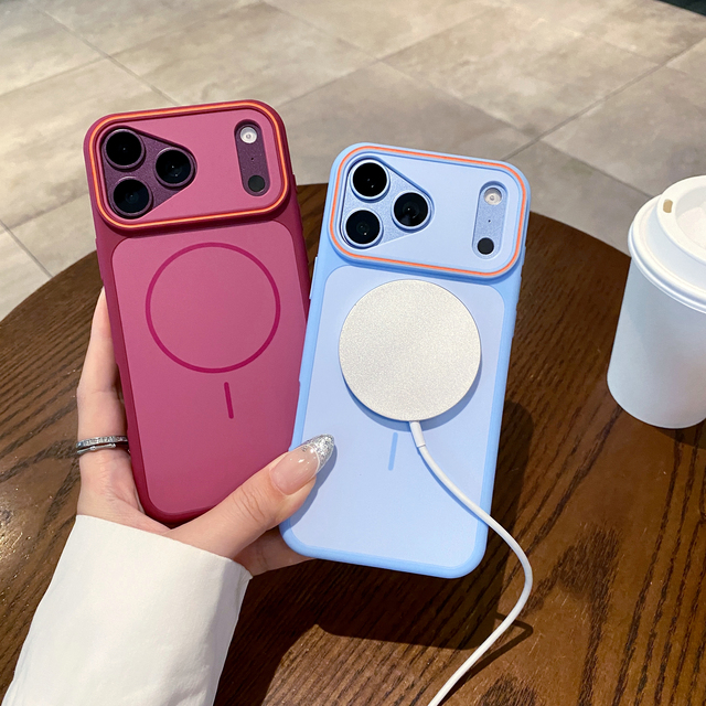 High Quality Skin Feel Cell Magnetic Frosted Phone Case for iPhone 17 18 Pro Max Shockproof Matte Case