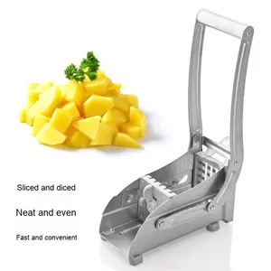 Stainless Steel Potato <b>Cutter</b> French Fry <b>Cutter</b> <b>Veg</b> <b>Slicer</b> Potato Chipper Home Kitchen Tool for Vegetable Fruit - Product Image 3