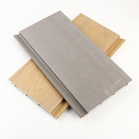Panneau mural extérieur en PVC ASA co-extrudé de deuxième génération pour cour de villa, résistant à l'humidité, anti-corrosion, facile à installer