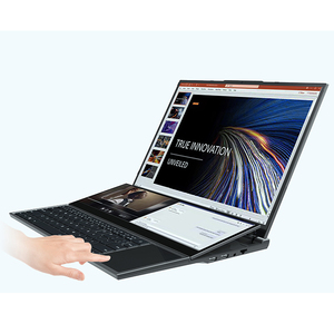 แล็ปท็อปเกมมิ่งจอคู่ขนาด 16+14 นิ้ว ซีพียู Core I7-9750H แล็ปท็อปธุรกิจแบบสัมผัส พร้อมอัตรารีเฟรชสูง คีย์บอร์ดภาษาอังกฤษแบบมีไฟพื้นหลัง 16+ - Product Image 3