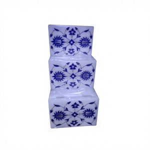 Nouveau Design Top Qualité Super Élégant Marbre Incrustation Boîte Avec Nacre Coquillage Floral Conception Multiple Couleur Forme Boîte En Vrac - Product Image 1