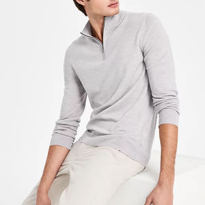 ओम 1/4 ज़िप स्वेटर पुरुषों स्वेटर प्रीमियम मोटी हूडी सादे उच्च गुणवत्ता वाली बीज तिमाही आधा ज़िप स्वेटर पुरुष पल्लोवर - Product Image 2