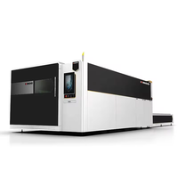 Machine de découpe laser à fibre haute précision 3015 4020 6025 avec couvercle fermé