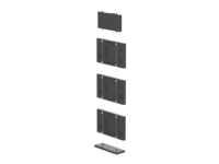 Écran LCD suspendu simple face de 21,5 pouces avec résolution 1920x1080 et CMS basé sur le cloud pour la publicité immobilière et en vitrine