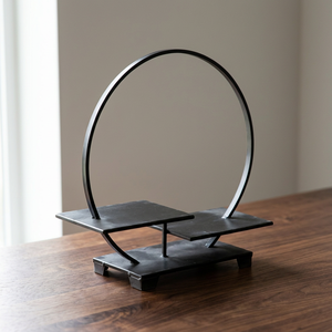 Modern Metal Handmade Round Two Tier Cake <b>Stand</b> Dessert Display Cupcake Pastry Serving Tray for Wedding Birthday Party Buffet - Product Image 3