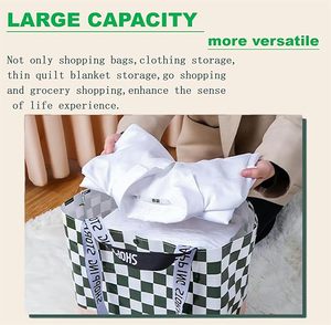 Sacs tissés <span class=keywords><strong>pour</strong></span> emballage grand sac fourre-tout réutilisable personnalisé sac à provisions chariot de supermarché - Product Image 4