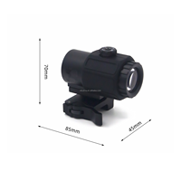 Nouvelle lunette de visée à prisme 3X G43, grossisseur tactique, viseurs de chasse, télescopes, accessoires d'extérieur, montage QD, alliage d'aluminium 20 mm/21 mm