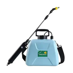 Pompe électrique à pesticides portable pour le jardin Batterie rechargeable 5L 5 litres Pulvérisateurs à dos haute pression