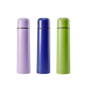Taza recta de gran capacidad ecológica de acero inoxidable, 6-12 horas de aislamiento térmico, termo portátil de diseño clásico - Product Image 1