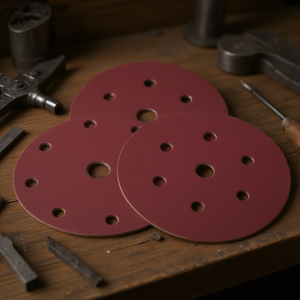 Disco de Lijado con Velcro Ttake de 150 mm, Abrasivo de Corindón para Pulir Madera y Metal - Product Image 3