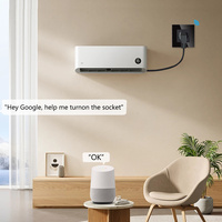 Harga pabrik Eropa stop kontak listrik cerdas Prancis colokan Tuya Zigbee Wifi soket dinding daya pintar